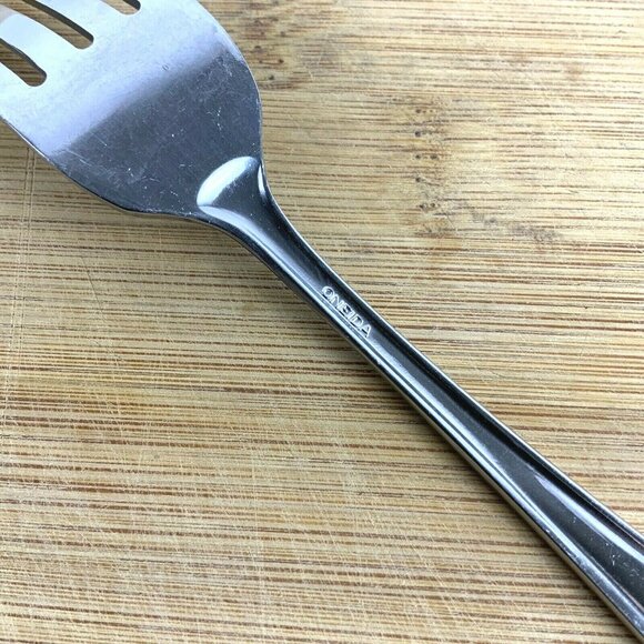 Oneida Satin Sand Dune 7.5 inch Stainless Steel Dinner Forks Set Of 2 - Picture 4 of 4